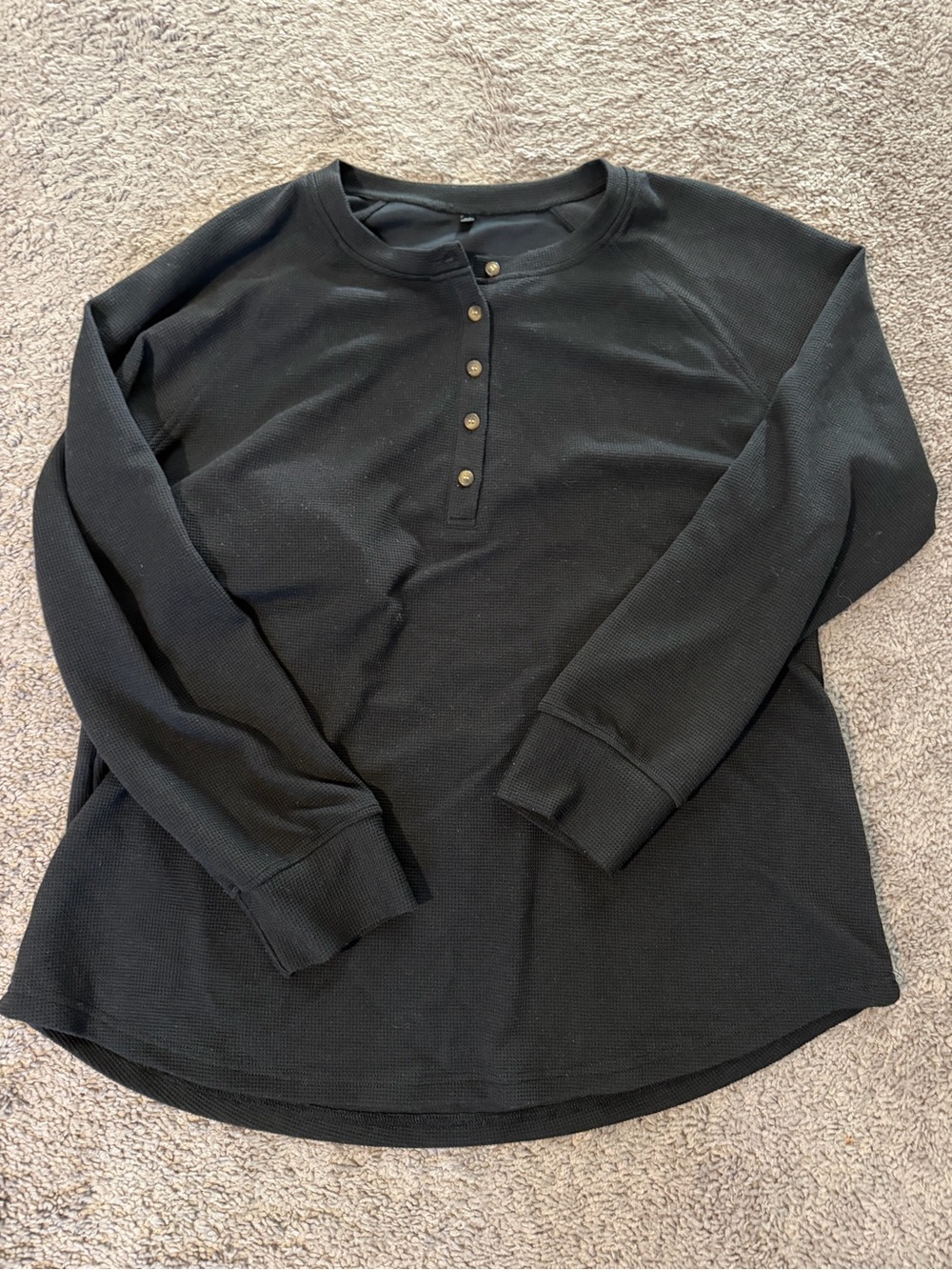 Long-Sleeve Henley Shirt